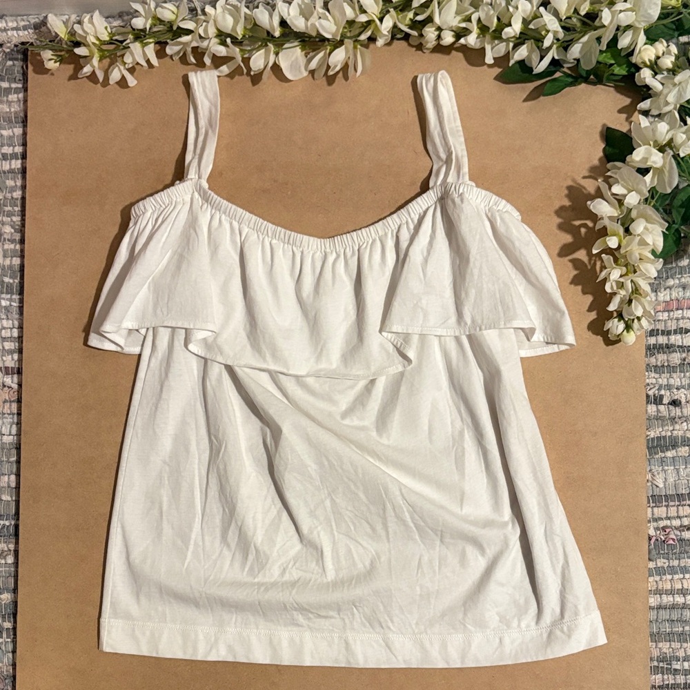 .✦ ݁˖Flash Sale.✦ ݁˖ J. Crew Ruffle Cami Tank Top